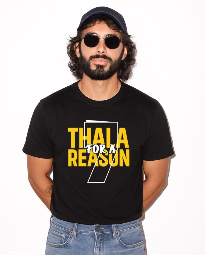 Thala for a Reason | MS Dhoni T-shirt